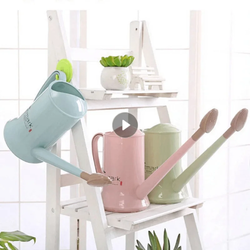 

2 Liter Plastic Watering Can Flower Plant Shower Tool Detachable Long Mouth Kettle Garden Irrigation Spray Bottle Water Cans