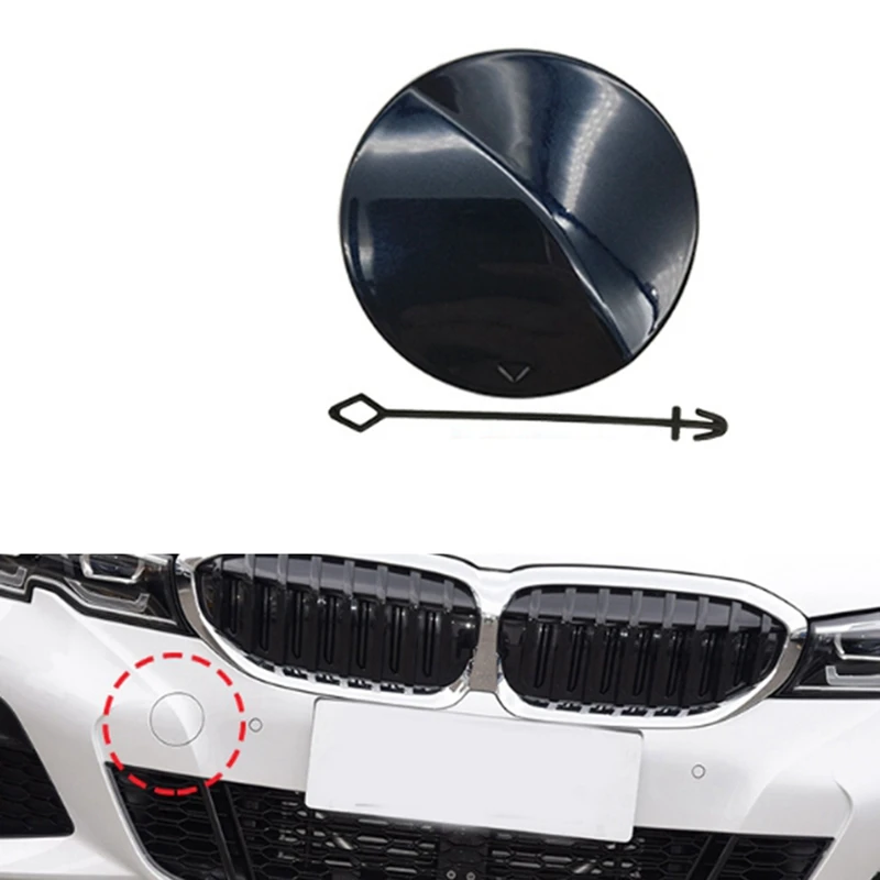 Автомобильный передний бампер с крючком крышка окрашенной крышкой 51119448801 для BMW 3