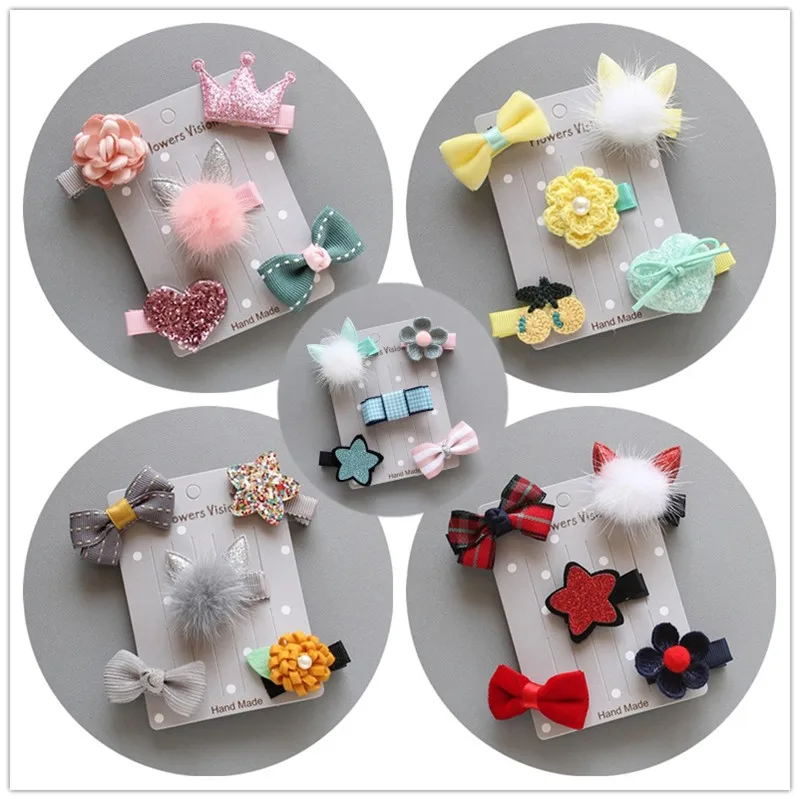 

Winter New Dog Hair Barrettes Princess Pink Cute Cat Hair Bows Accessories for Small Medium Pet Animal Party Grooming Yorkshire