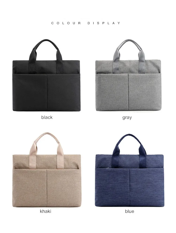 Business Briefcase Laptop Bag Oxford Computer File Handbag Meeting Office Men Women Gift Printing LOGO Customization
