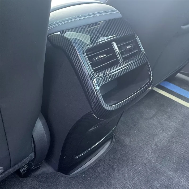 

Car Carbon Fiber ABS Rear Air Vent Outlet Cover Trim For BYD Atto 4 Seal 2023 Accessories Interior