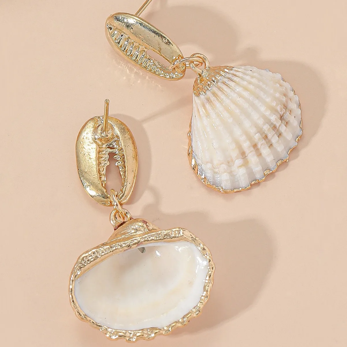 2025 хит продаж новые модные повседневные серьги-подвески в форме ракушки для