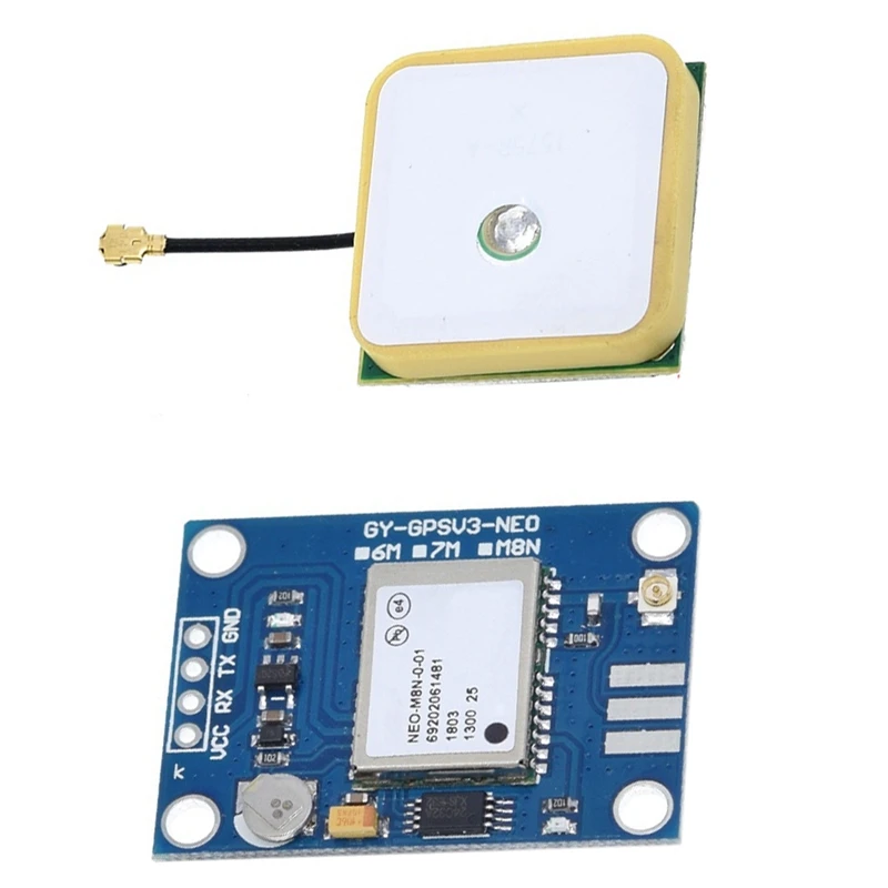 

FBIL-GY-GPSV3 NEO-M8N GPS Module For APM MWC Flight Controller PX4 Pixhawk V2.4.5 APM2.56 APM 1.65 -3.6V