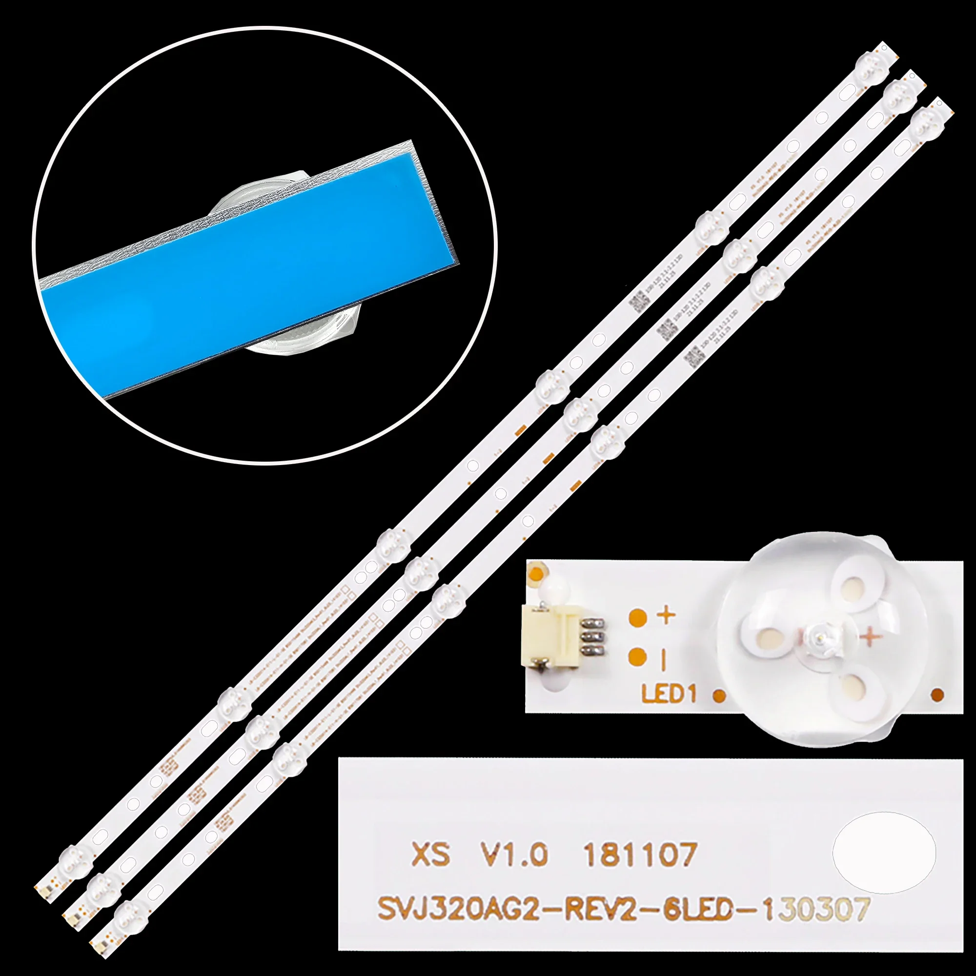 Светодиодная лента заднего света для D-LED3222 32LEM-3081/T2C 32CE2210 LED32D7200 SVJ320AJ0 SVP320AH6 H32B7400C