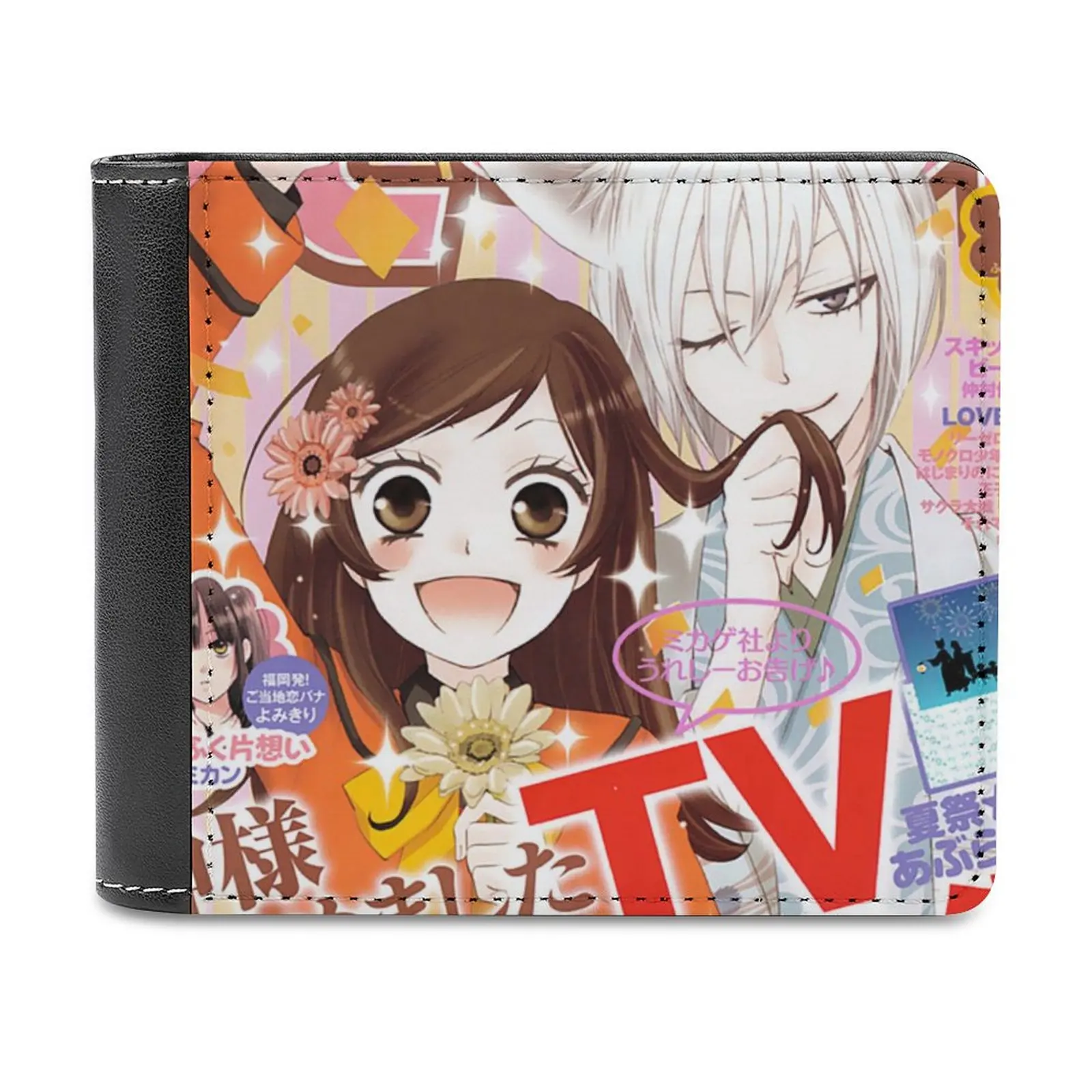 

Kamisama Kiss Magazine Cover Men's Wallet Leather Purse Holder Credit Card Short Wallet Kamisamakiss Animeposter Anime