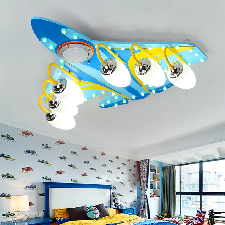 

Airplane kids bedroom decor led lights for room indoor chandelier lighting chandeliers ceiling lamps for living room decoration