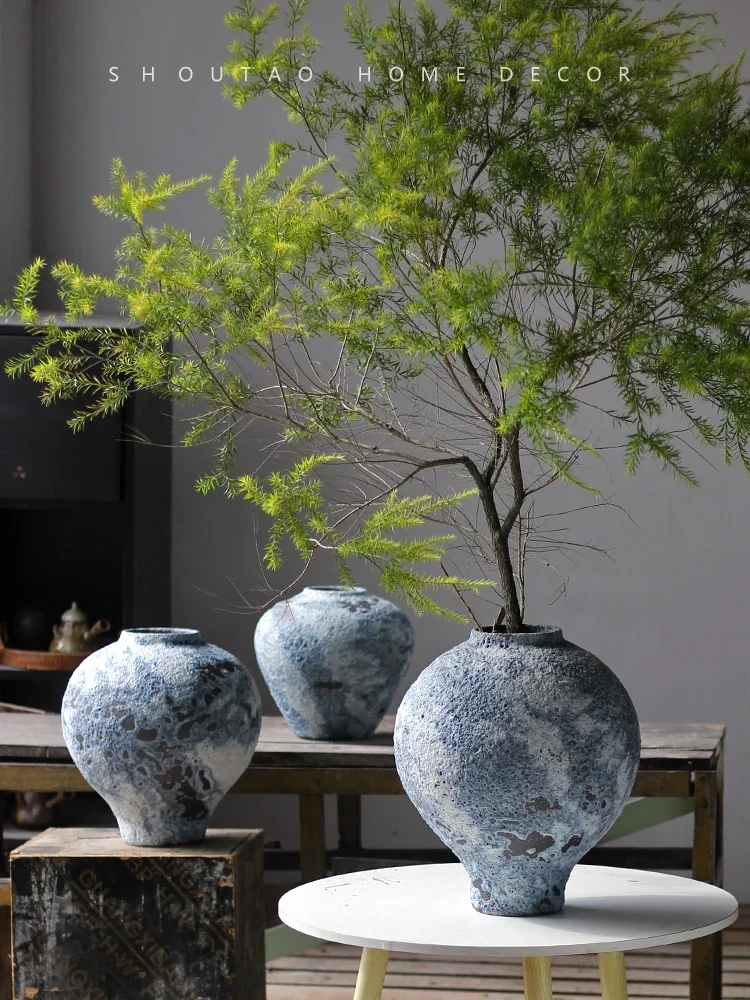 Новый фарфоровый горшок в китайском стиле большая ваза для живота контейнер