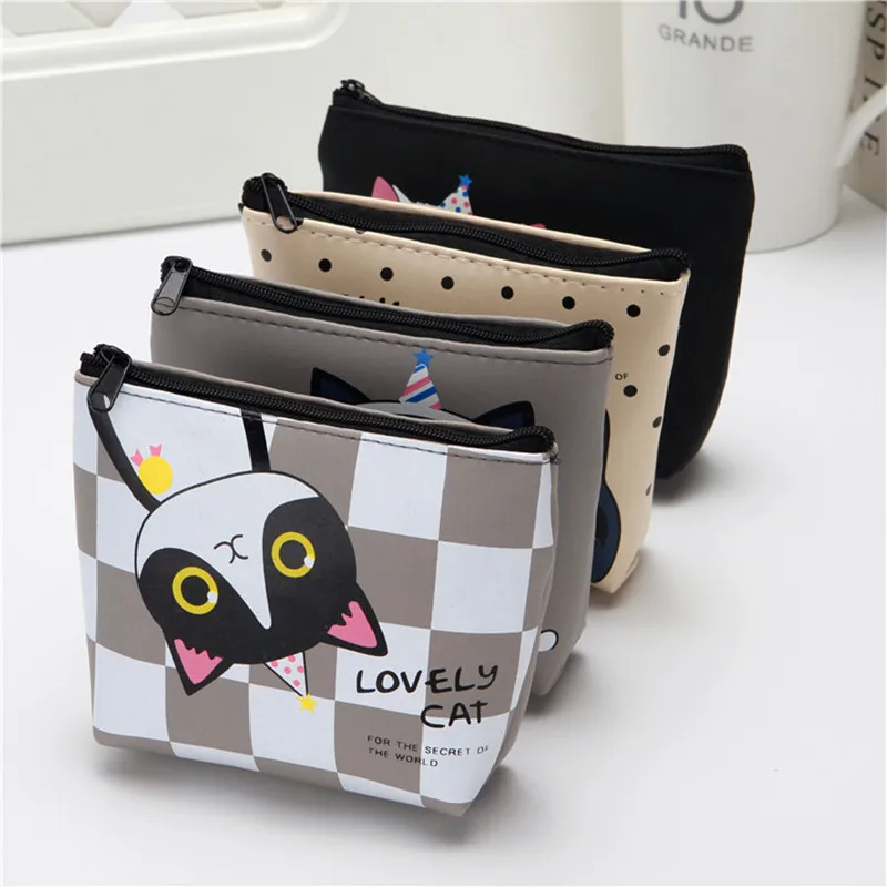 

Women Cute Cartoon Animal Coin Purse Mini Card Holder Small Wallet Pouch Daily Storage Bag Kawaii Girl Purse Clutch High Quality