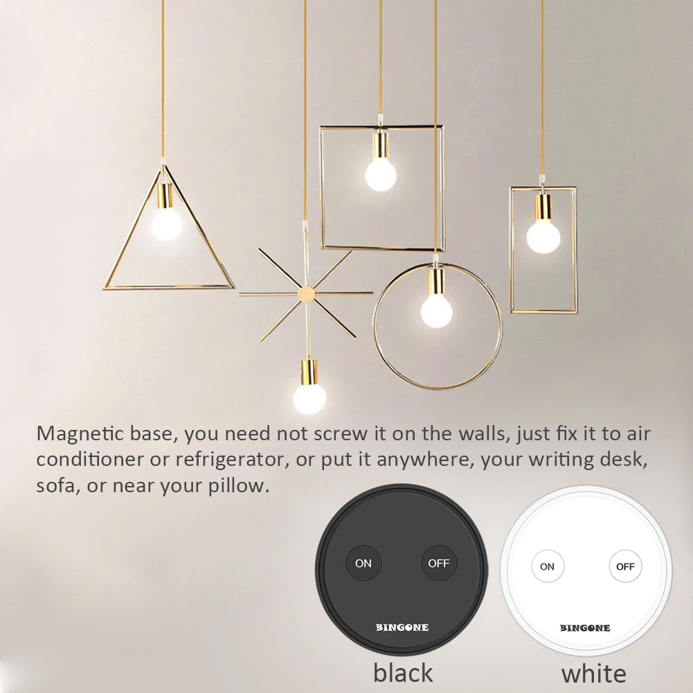 

US Wall Light Black Wireless Wall Switches 110V/85-265V Remote Controller Smart Appliance 30m for LED Light Lamp Home Appliance