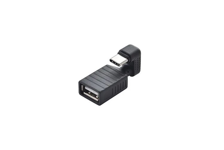 Адаптер Type C OTG с углом поворота 180 градусов вверх вниз переходник интерфейса USB 3.0