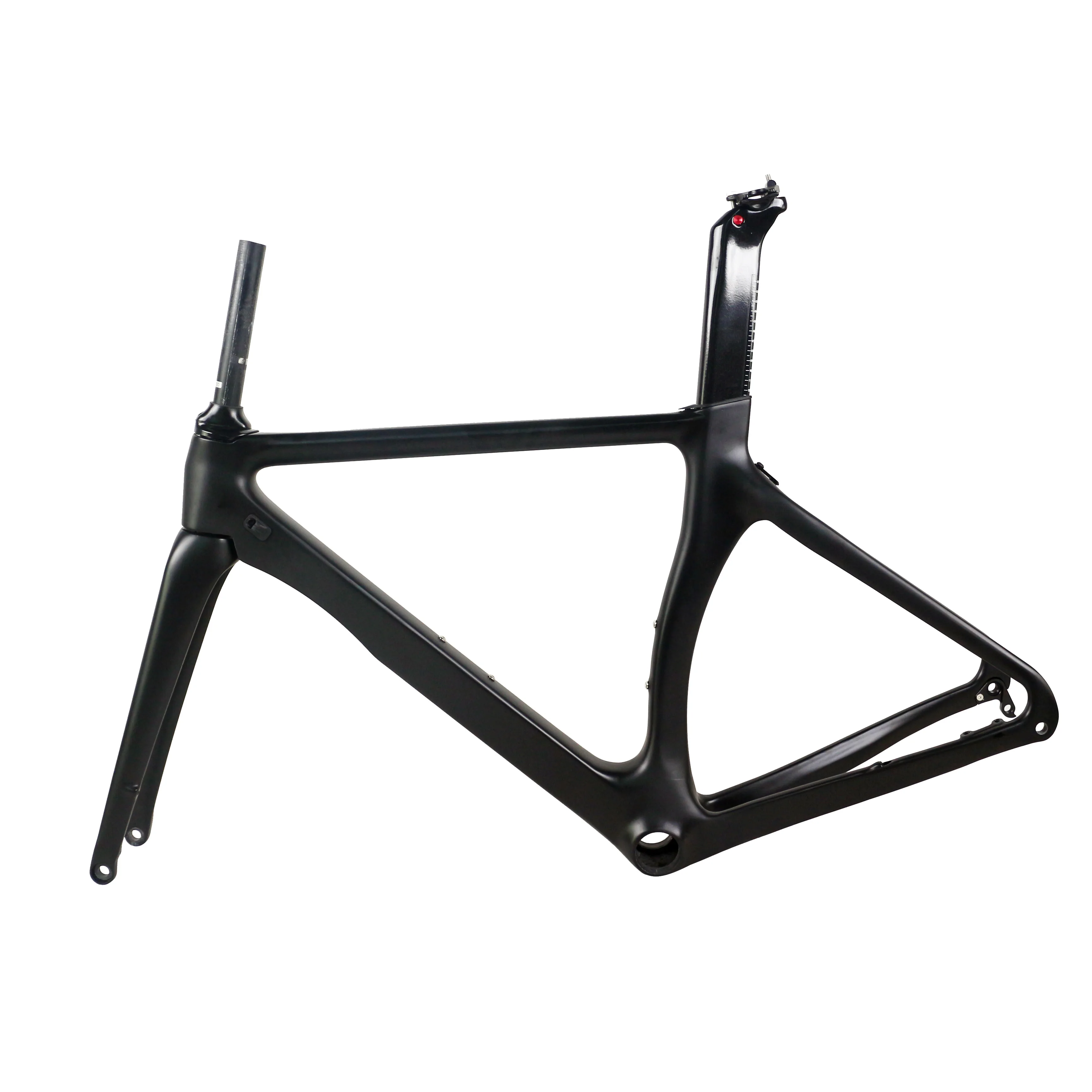 new Aero design black color Disc  carbon road bike frame carbon fibre racing disc  bicycle frame700c  bicycle TT-X3