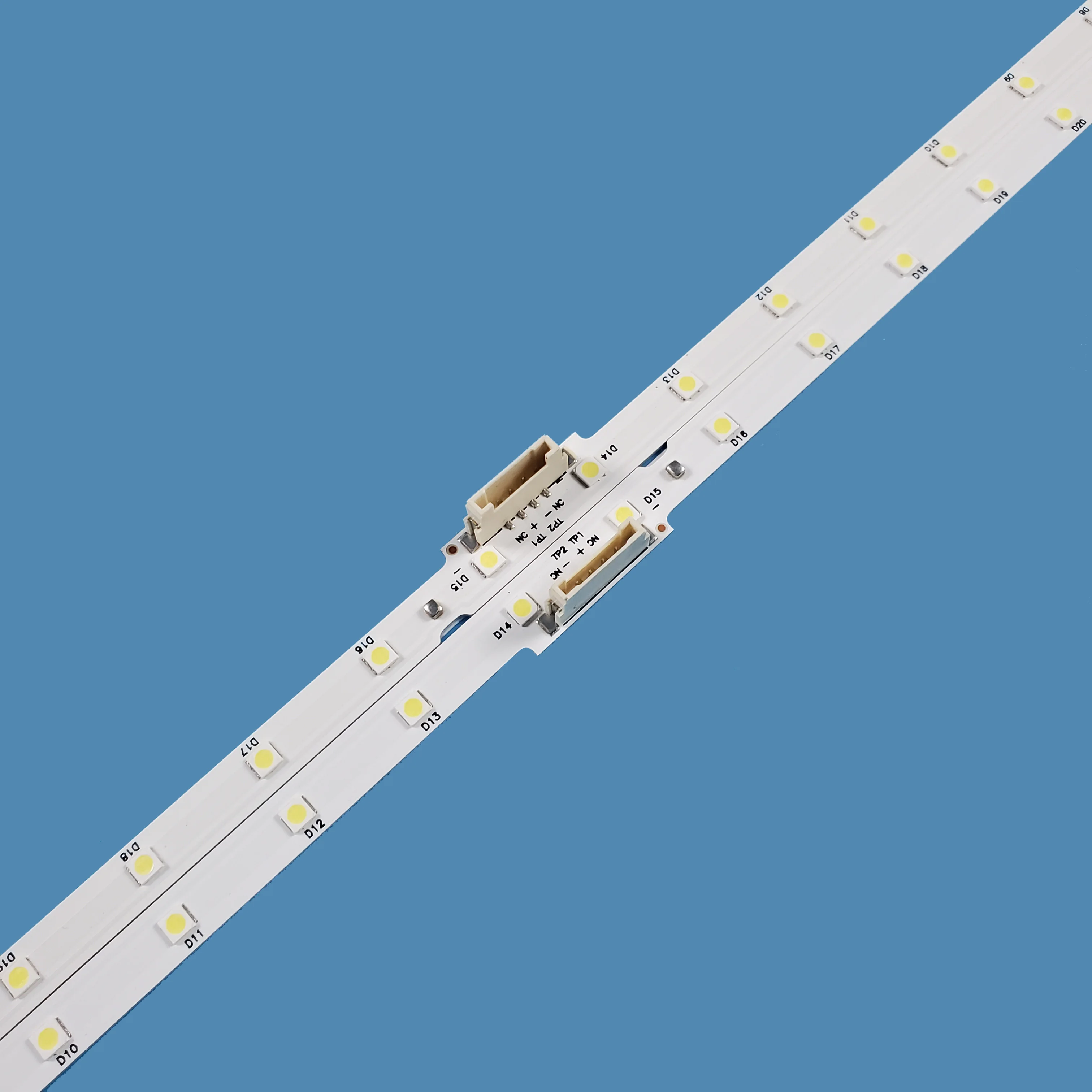 2 шт./комплект светодиодная лента для подсветки телевизора Samsung 43 дюйма