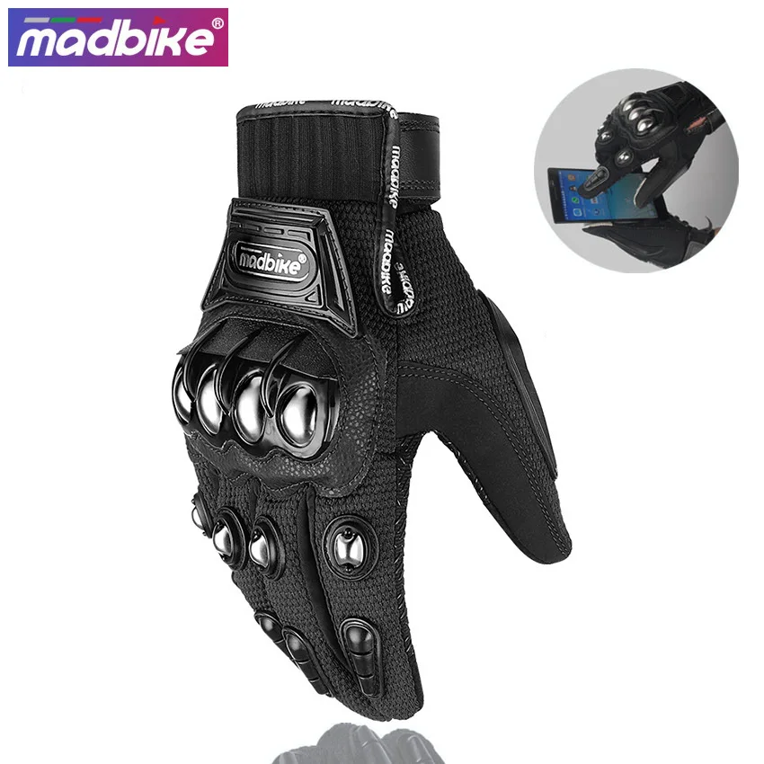 

Touch Screen Safety New Hard Knuckel Tactical Gloves Men Brass MTB Motorcycle Protection Shooting Combat Hunting Self-Defense