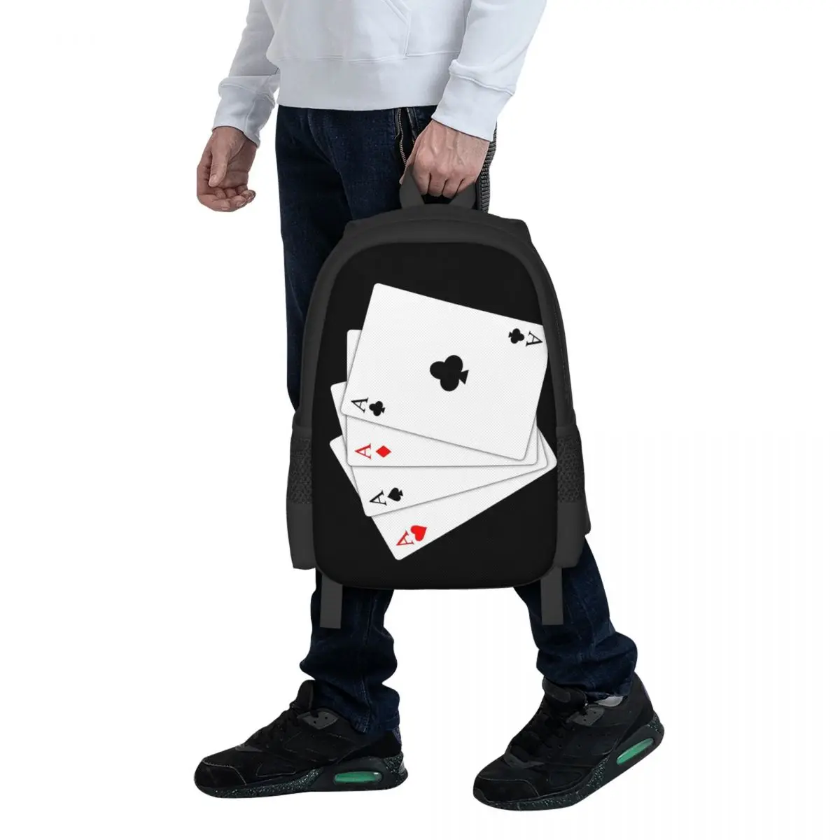 Playing Cards Backpack for Girls Boys Travel RucksackBackpacks for Teenage school bag