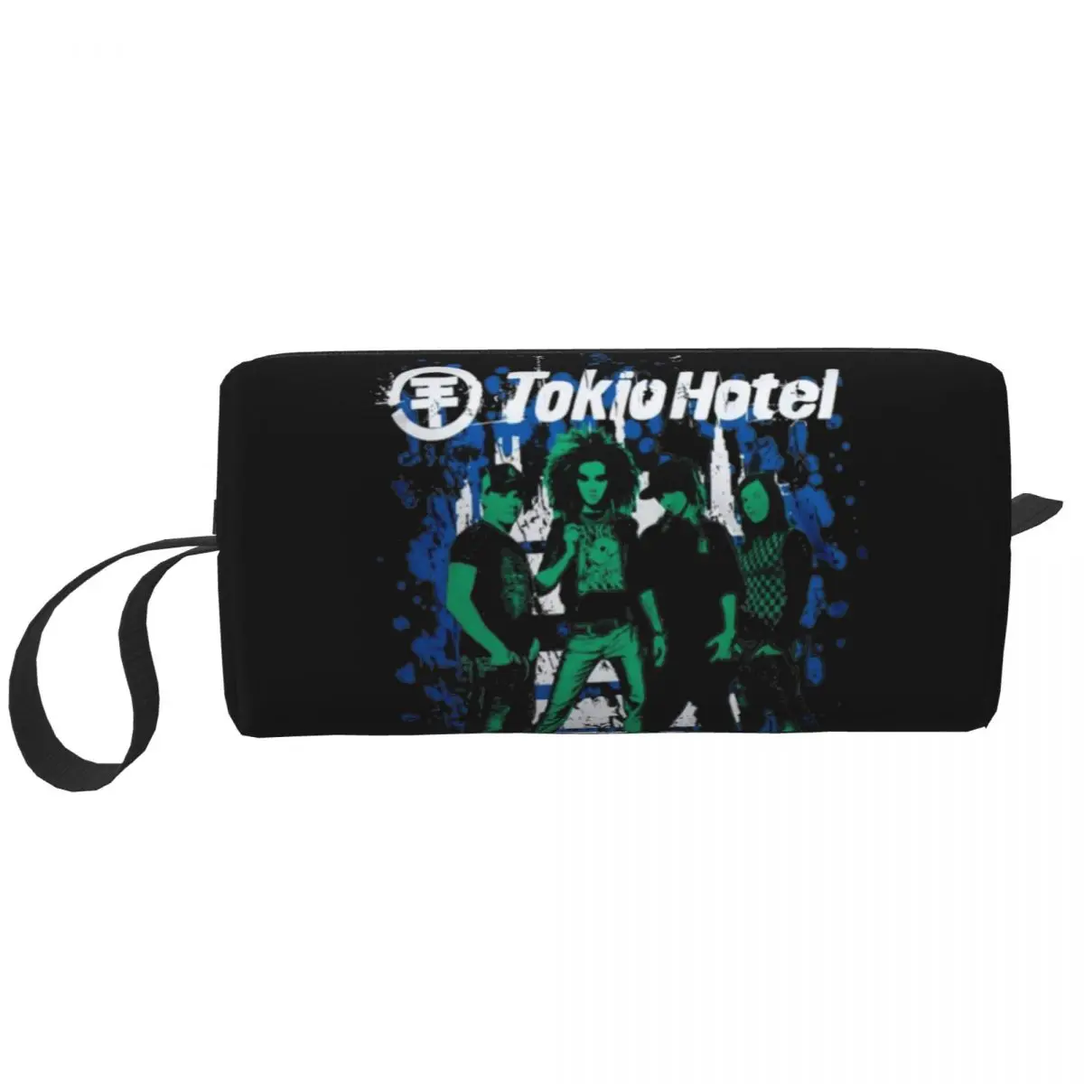 

Tokio Hotel Rock Makeup Bags Music Toiletry Cosmetic Bag Trendy Travel Makeup Organizer Case