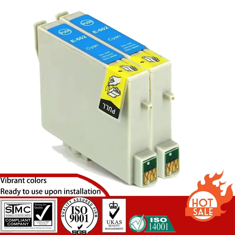 Совместимый картридж для Epson T0601 0601-0604 подходит Stylus C88/CX3800/CX3810/CX4200/CX4800/CX5800F/CX7800