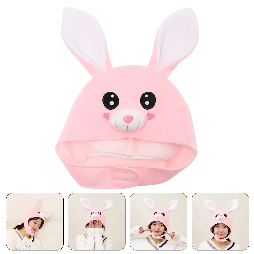 

Hat Easter Bunny Rabbit Costume Plush Cosplay Party Funny Hats Ears Headband Cap Ear Headwear Head Wear Accessory Props Prop
