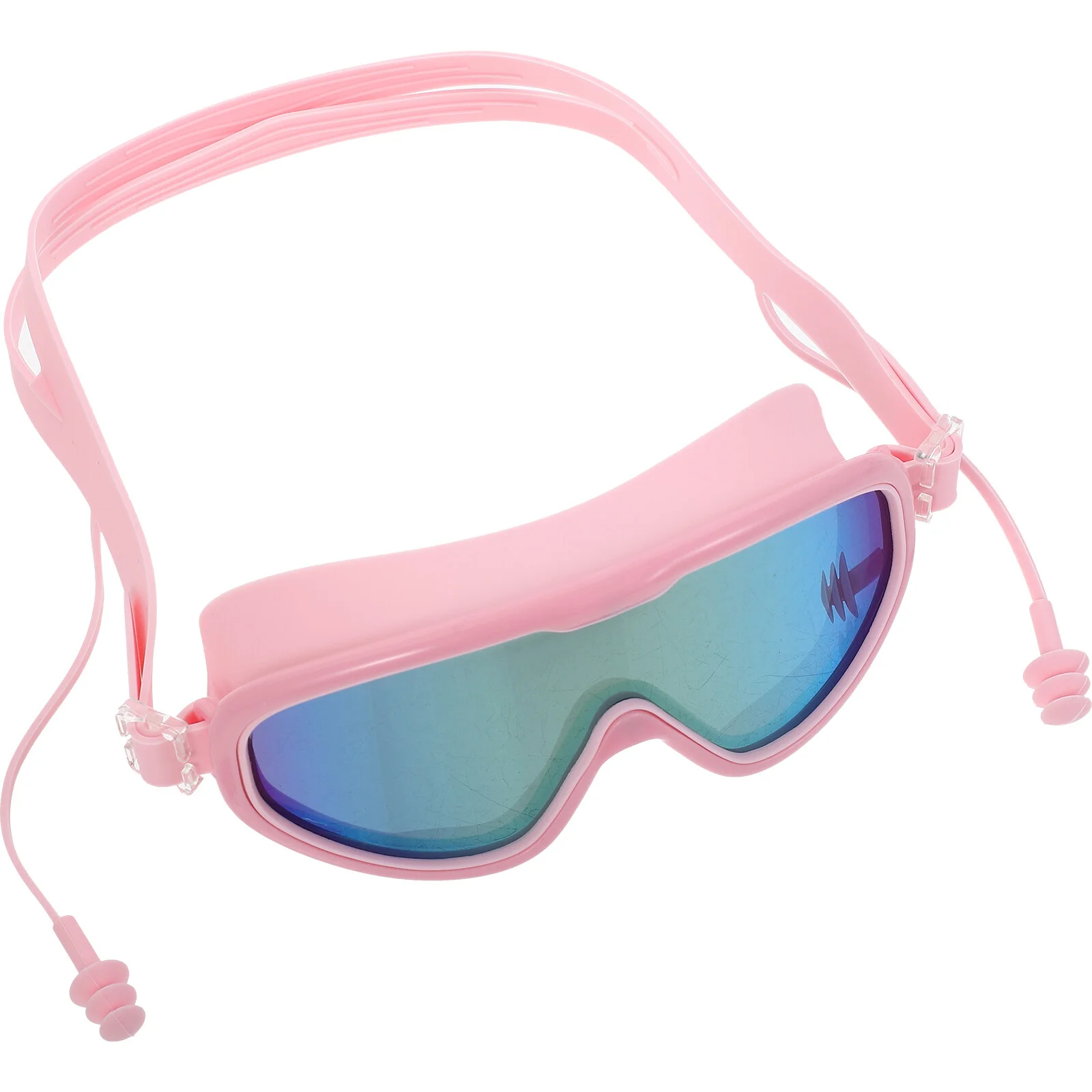 

Clear Swim Goggles Children's Swimming Kids Water Proof 6.7X14X21CM Pink Silicone