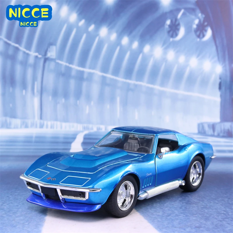 

Nicce 1:24 1969 Chevrolet Corvette High Simulation Diecast Car Metal Alloy Model Car Toy for Children Gift Collection J105