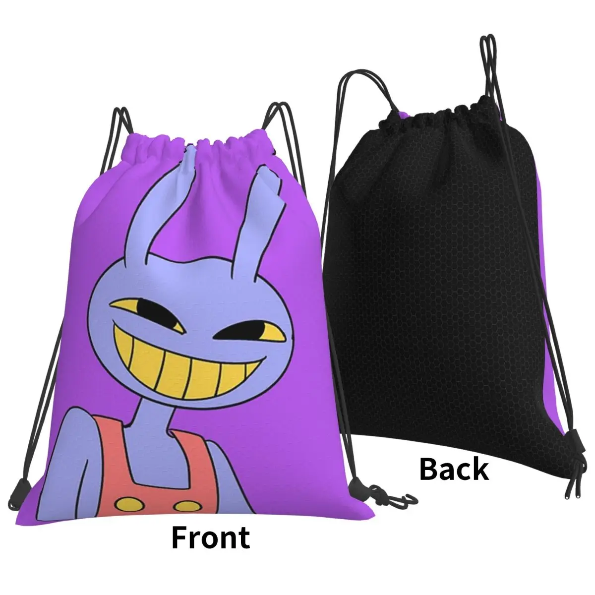 Jax-The Amazing Digital Circus Рюкзаки Портативные сумки на шнурке Карманная сумка для