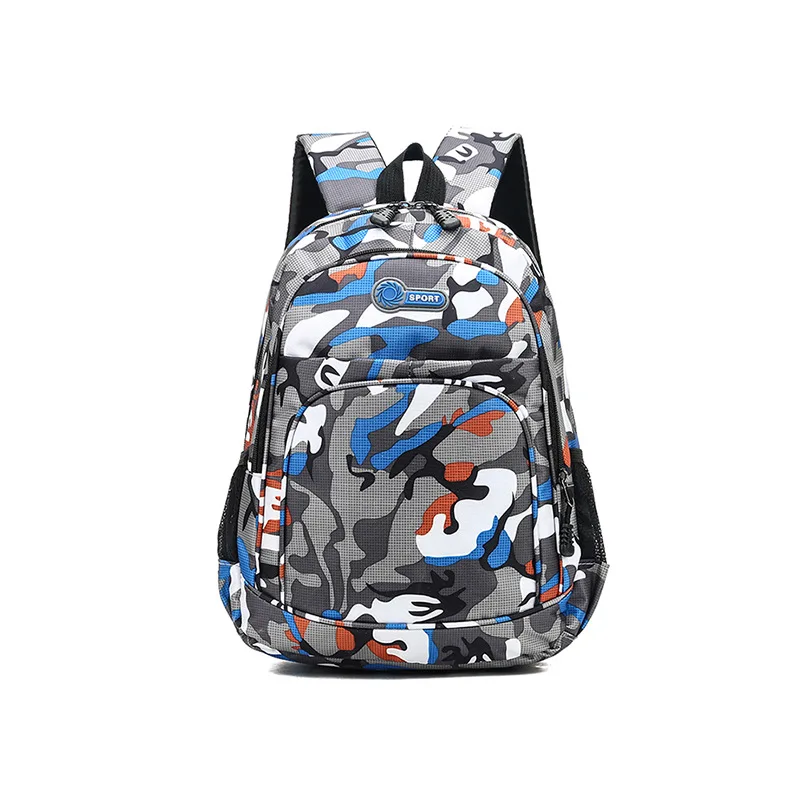 2023 New Backpack Waterproof Oxford Cloth Backpack Junior High School Students Large Capacity Light Kids School Bags School Bags