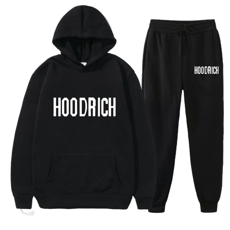 

Hooded sweater suit HOODRICH letter printing suit casual sports suit Hooded Clothes Hoodies men and women Two Piece Set