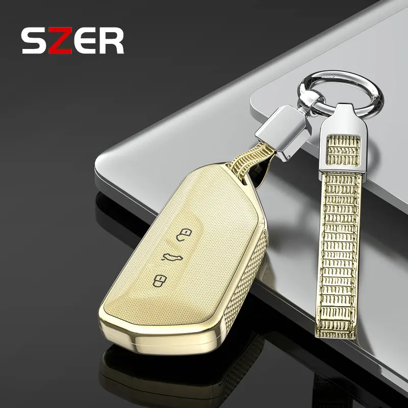 Современный чехол для ключей из ТПУ с дистанционным управлением VW Volkswagen Golf 8 2020