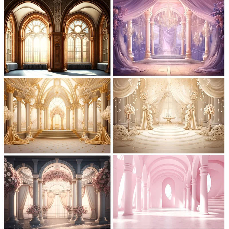 Фон для фотосъемки с цветочным принтом