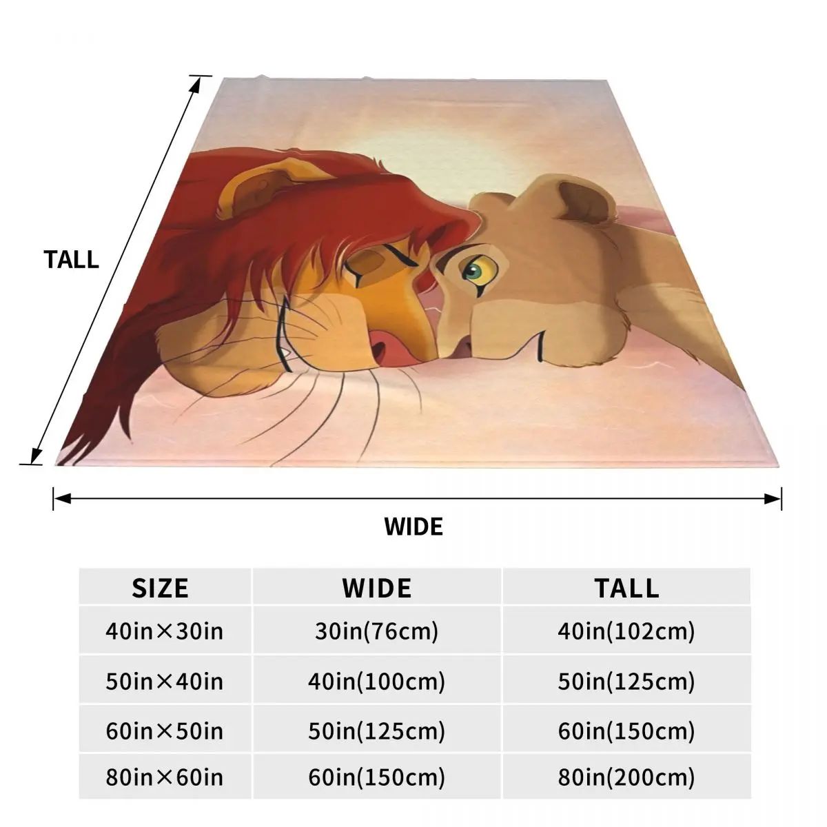 Фланелевые одеяла Король Лев теплое мягкое одеяло для путешествий на открытом