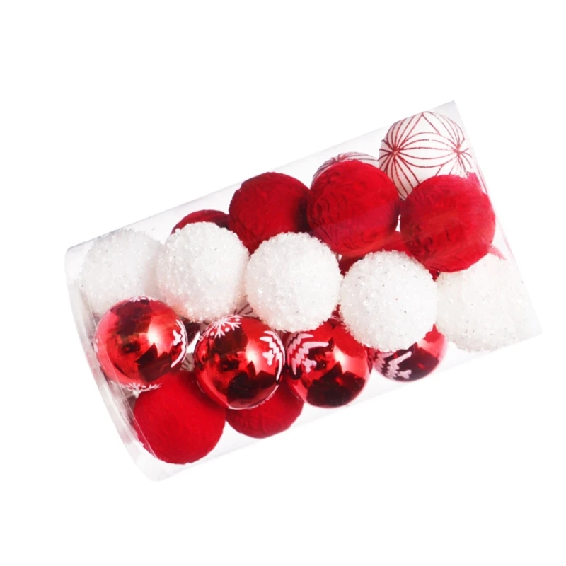 25 шт. нежные рождественские шары набор украшений ручная роспись праздничные