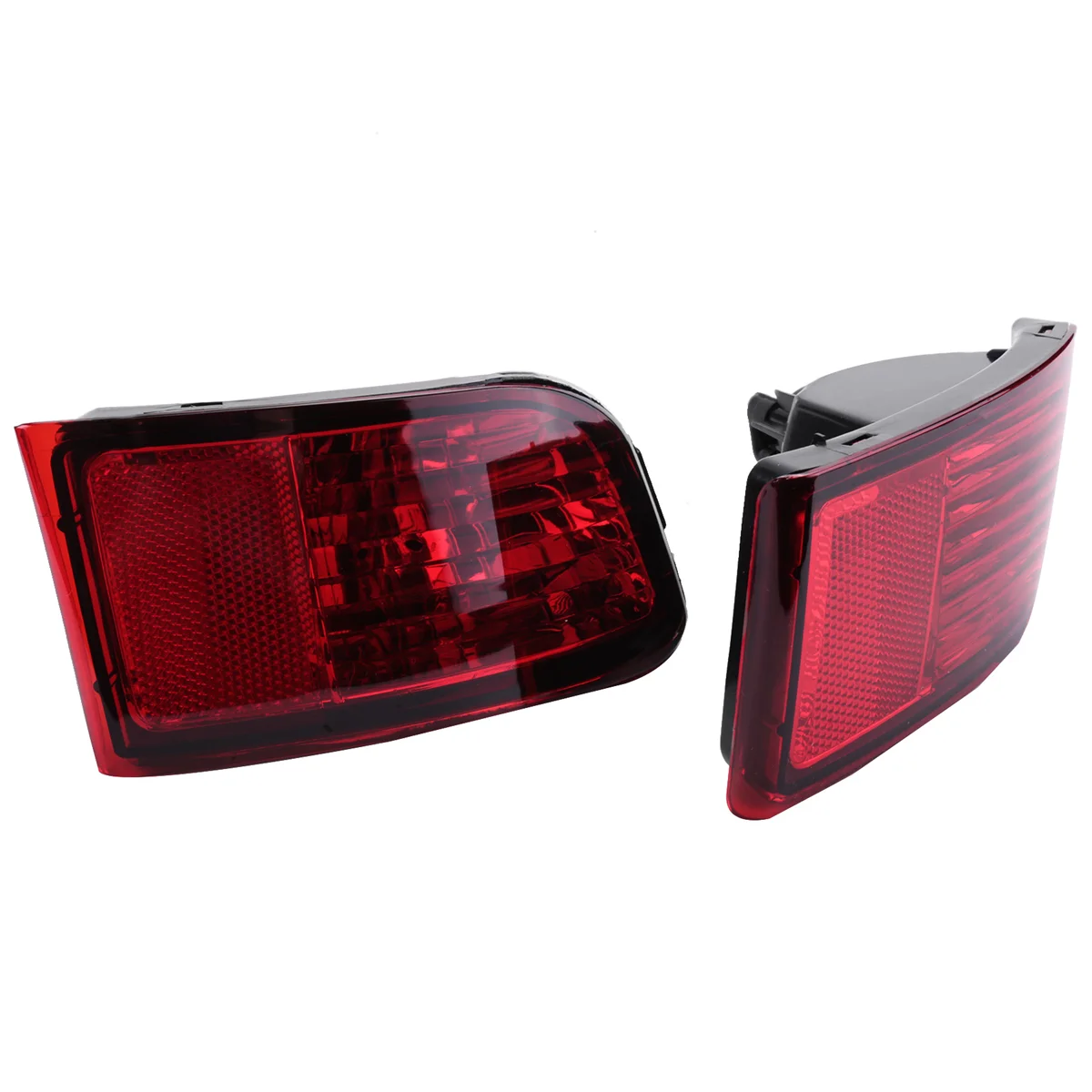 

for Toyota Land Cruiser Prado 120 Tail Lamp 2002-2009 Rear Bumper Reflectors Lights No Bulb Rear Light Tail Light Shell