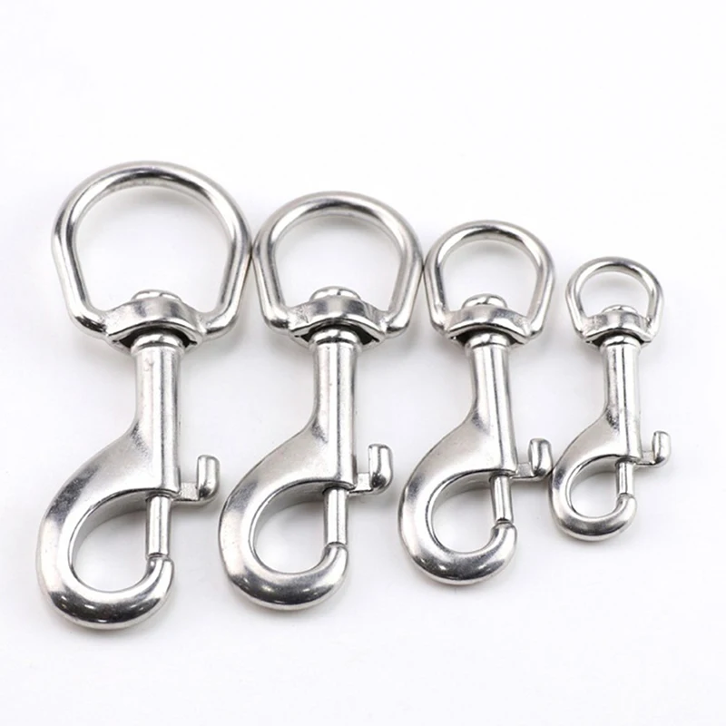 

1pc Dive Bolt Snap Hook Single Ended Hook Buckle Stainless Steel Swivel Snap Hook Clip for Scuba Diving Part Tool Accessories