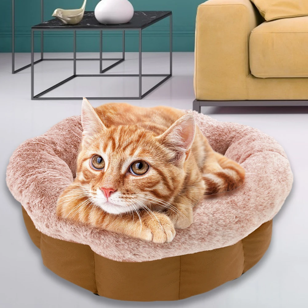 

Soft Dog Cat Bed Polar Fleece Plush Mat Waterproof Winter Thicken Warm Puppy Sleeping Nest Cushion Pet Household Supplies