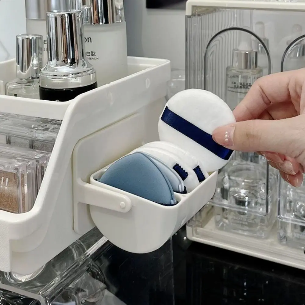 

Wall-mounted Home Powder Puff Drying Holder Beauty Egg Storage Rack Cosmetic Product Tray Air Cushion Storage Bracket