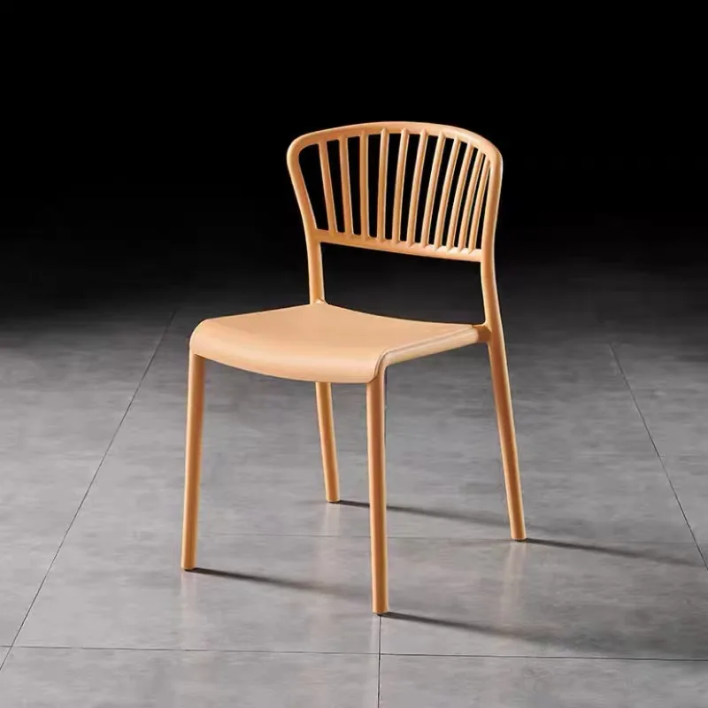 Обеденный стул в скандинавском стиле домашний сетчатый красный для отдыха