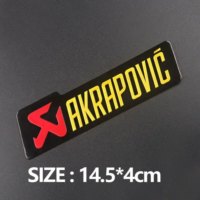 

Honda Yamaha Akrapovic Термостойкие 3D Насадки На Выхлопную Трубу Мотоцикла Декоративные Наклейки Cafe Racer Алюминиевые Накл...