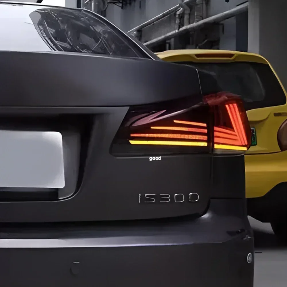 Фото Для Lexus IS250 IS250C IS300 IS350 IS300H 2006-2012 авто задний фонарь в сборе светодиодный динамический поворот автомобильные задние фонари аксессуары №2