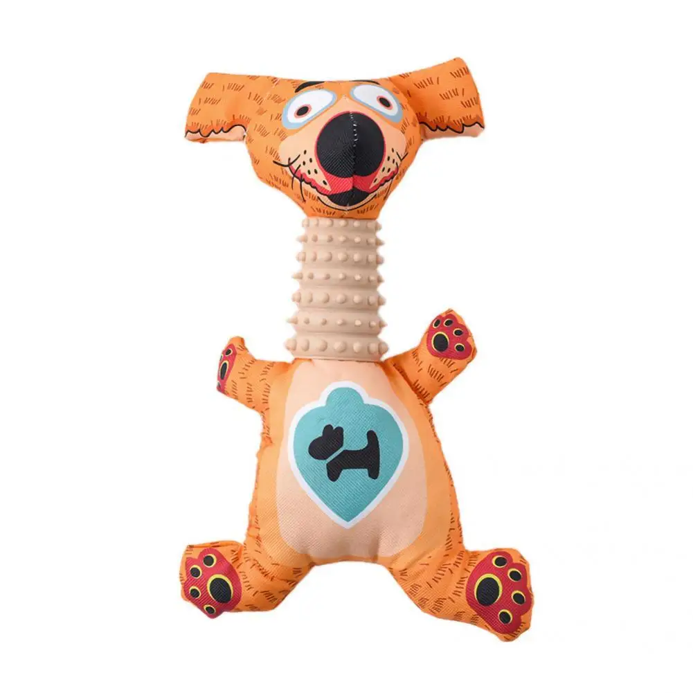 

Игрушка в виде милого щенка, мягкая игрушка-животное, игрушка для чистки зубов, плюшевая игрушка для питомца, полипропиленовая хлопковая иг...