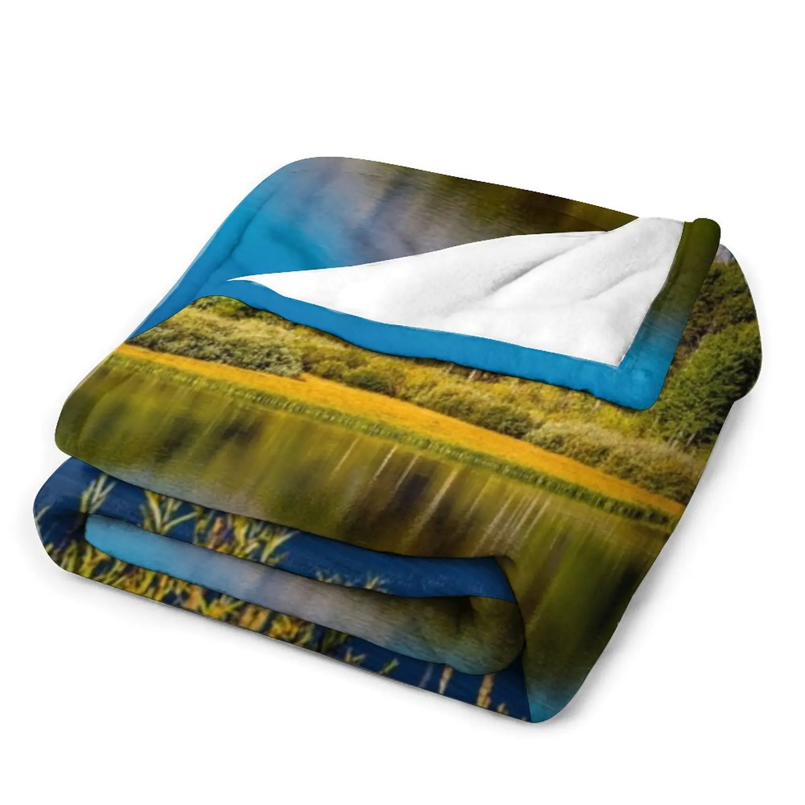 Одеяло из фланели Oxbow изгиб-mtan Moran in the Grand Tetons декоративные одеяла для кровати