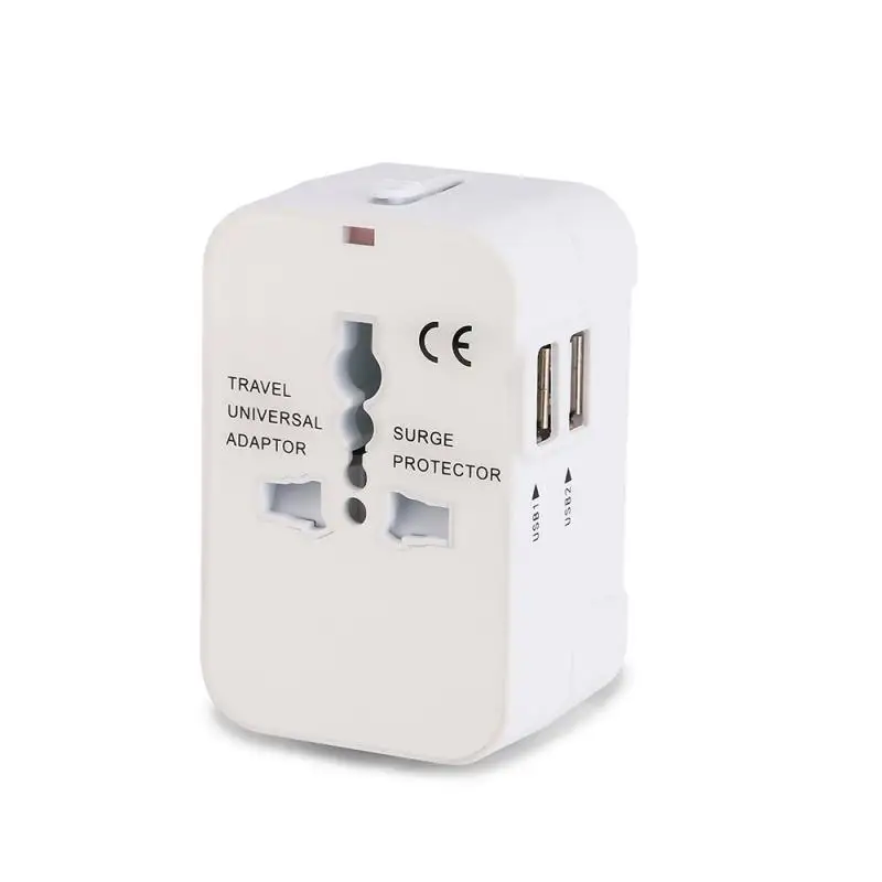 

Fast Charging Power Adapter Worldwide Multifunctional Conversion Plug With Usb Ports Usb Power Converter For Smart Phone