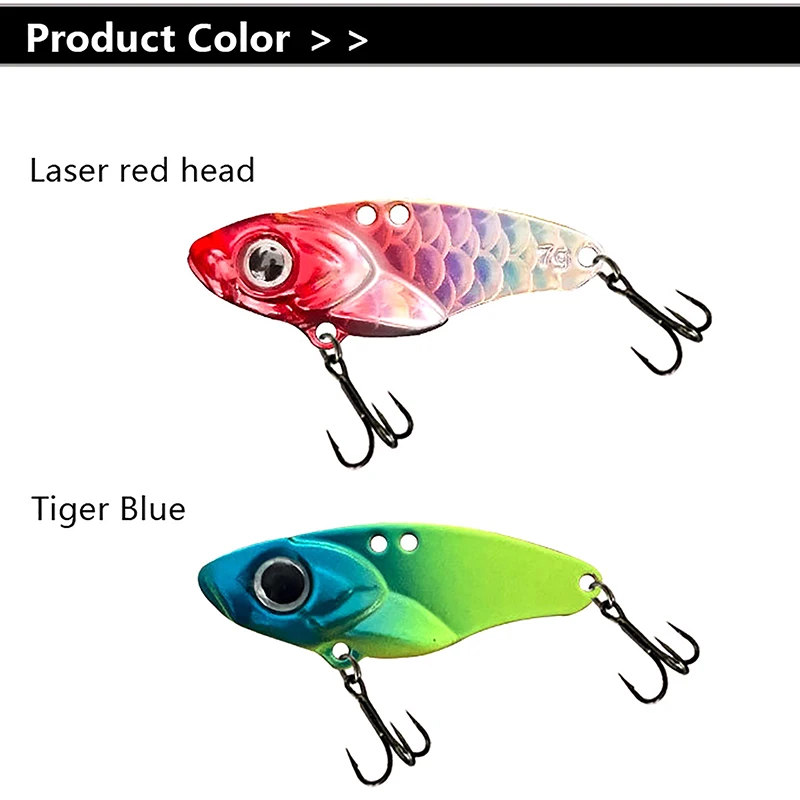 1 шт. металлическая рыболовная приманка 5-15 г