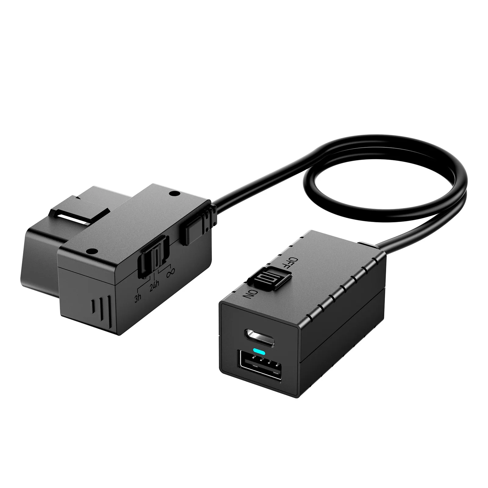 Кабель постоянного питания VIOFO OP100 OBD-II для видеорегистратора, режим круглосуточного наблюденияACC с защитой от низкого напряжения (art.: 3920d8dd28bf2) - 3920d8dd28bf2