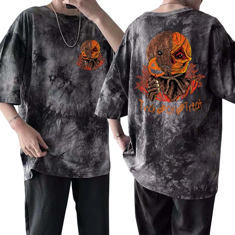 

Japanese Harajuku Halloween Gift Clothes Men Women Trick or Treat T-Shirt