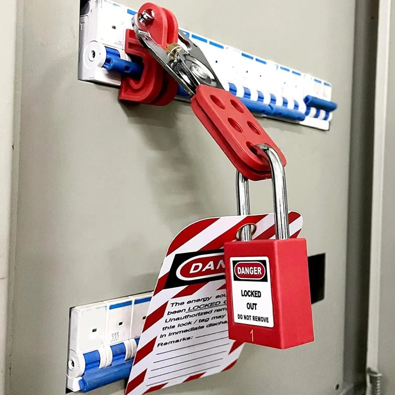 Lockout Tagout Kit Electrical Safety Padlocks Lockpicking For Mechanical Equipment