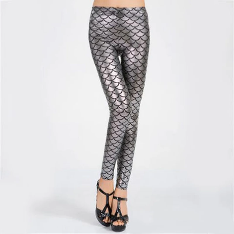 

Women'S Thin Fish Scale Leggings Plus Size Fall Clothes For Women Women'S Joggers Ladies Leggings Tights Black Trousers