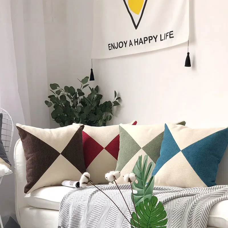 

Throw Pillow Covers Bed Decoration Home Living Room Decoration Polyester Linen Velvet Cushion Cover 45x45 Avatar Character E0497