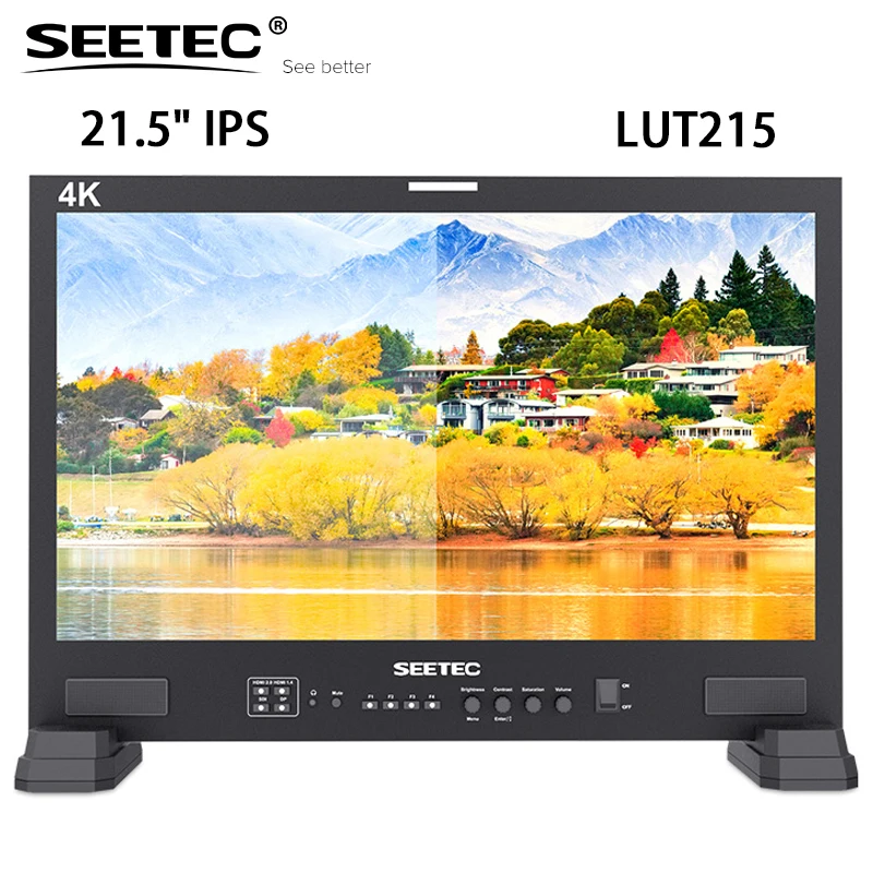 

SEETEC 21.5 inch 3D LUT Broadcast Studio Monitor 3G-SDI 4K HDMI Full HD 1920x1080 LUT215