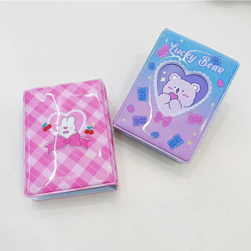 

40 Card Slots Card Holder Lovely Bear Name Card Book Cartoon Photocard Holder Binder Photocards Business Card Bag Card ID Holder