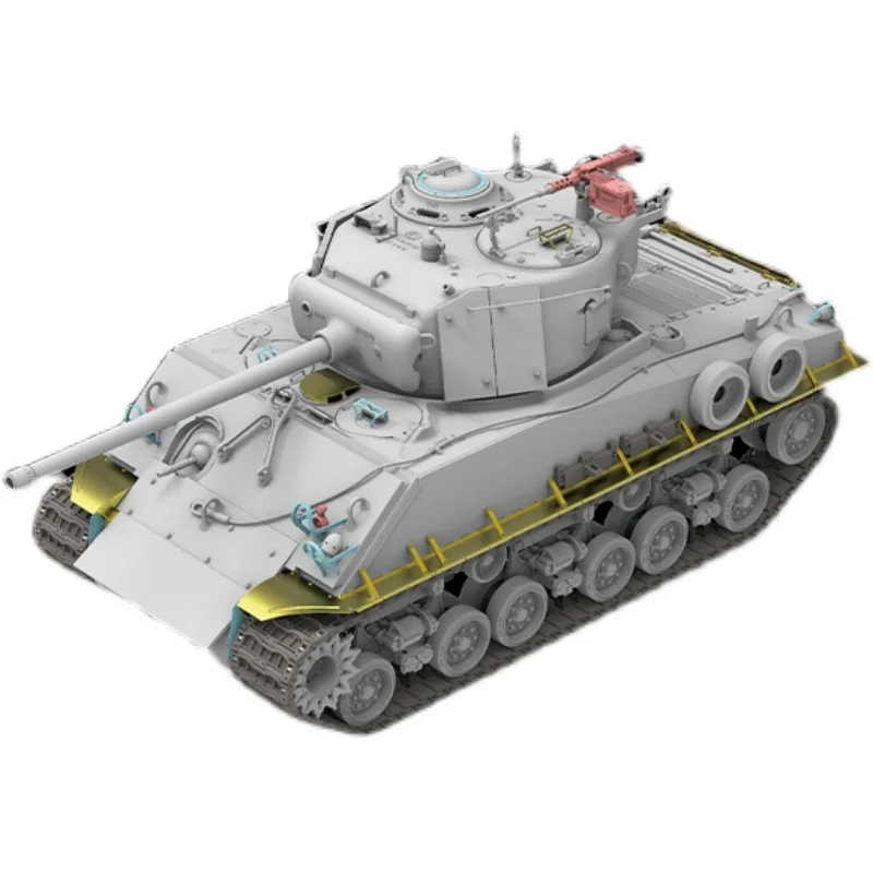 Ryefield-модель 5058 М4А3 76W HVSS раннего типа D82081 башня T-66 Танковая сборная модель для взрослых хобби DIY.