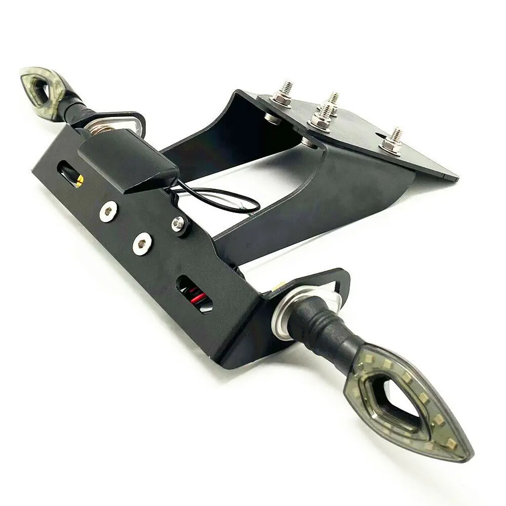 

LED Turn Signal License Holder Tail Tidy Kit For KAWASAKI NINJA ZX10R ZX-10RR